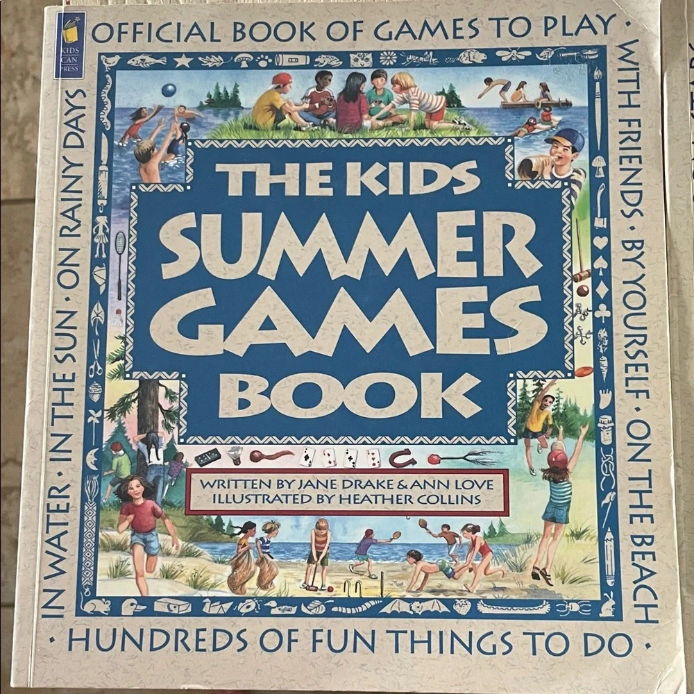 Kids Learning Adventure Book Set - Summer Games and Night Sky Kidcore